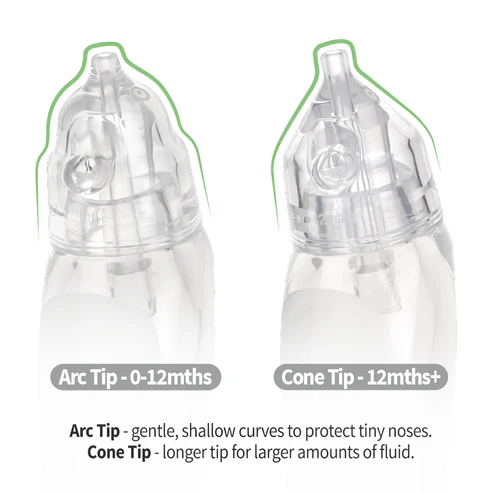 Aspirador nasal de silicona Pingüino pro 2 tips - Imagen 4