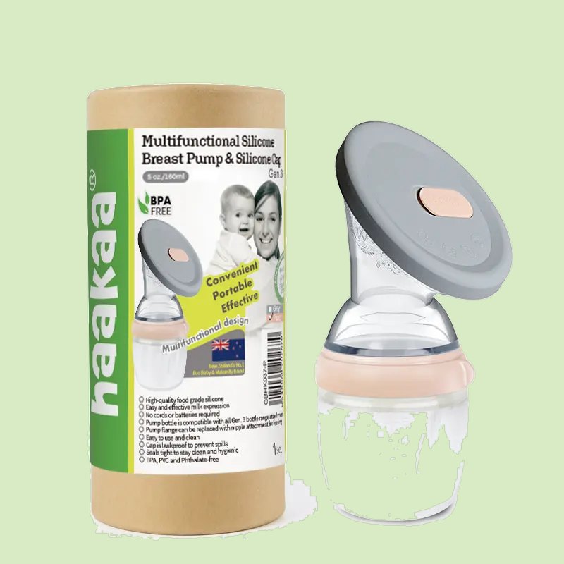 Extractor de leche Haakaa Gen3 Durazno 160ml con Tapa